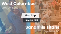 Matchup: West Columbus vs. Sandhills Titans 2019