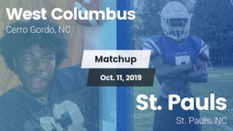 Matchup: West Columbus vs. St. Pauls  2019