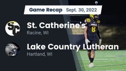 Recap: St. Catherine's  vs. Lake Country Lutheran  2022
