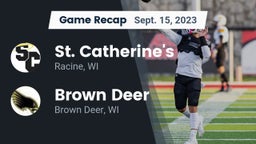 Recap: St. Catherine's  vs. Brown Deer  2023