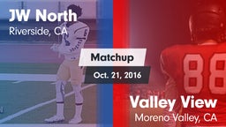 Matchup: John W. North vs. Valley View  2016