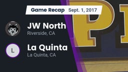 Recap: JW North  vs. La Quinta  2017