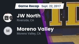 Recap: JW North  vs. Moreno Valley  2017