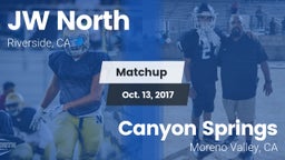 Matchup: John W. North vs. Canyon Springs  2017