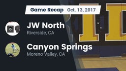 Recap: JW North  vs. Canyon Springs  2017