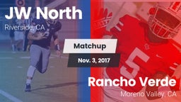 Matchup: John W. North vs. Rancho Verde  2017