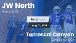 Matchup: John W. North vs. Temescal Canyon  2018