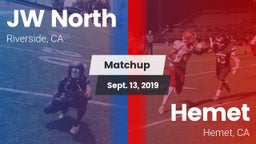 Matchup: John W. North vs. Hemet  2019