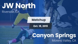 Matchup: John W. North vs. Canyon Springs  2019