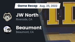 Recap: JW North  vs. Beaumont  2022