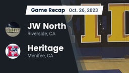 Recap: JW North  vs. Heritage  2023