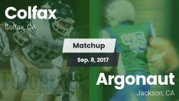 Matchup: Colfax vs. Argonaut  2017
