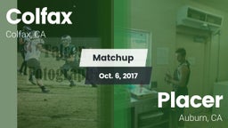 Matchup: Colfax vs. Placer  2017