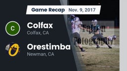 Recap: Colfax  vs. Orestimba  2017