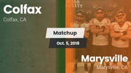 Matchup: Colfax vs. Marysville  2018