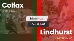 Matchup: Colfax vs. Lindhurst  2018