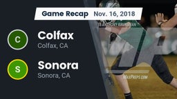 Recap: Colfax  vs. Sonora  2018