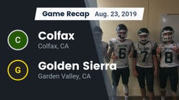 Recap: Colfax  vs. Golden Sierra  2019