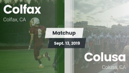 Matchup: Colfax vs. Colusa  2019