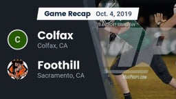 Recap: Colfax  vs. Foothill  2019