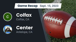 Recap: Colfax  vs. Center  2023