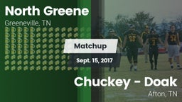 Matchup: North Greene vs. Chuckey - Doak  2017