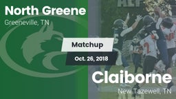 Matchup: North Greene vs. Claiborne  2018
