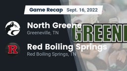Recap: North Greene  vs. Red Boiling Springs  2022