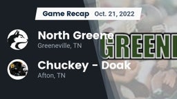 Recap: North Greene  vs. Chuckey - Doak  2022