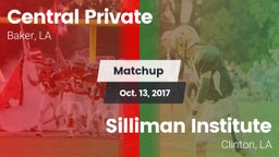Matchup: Central Private vs. Silliman Institute  2017