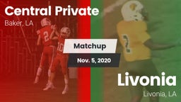 Matchup: Central Private vs. Livonia  2020
