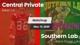 Matchup: Central Private vs. Southern Lab  2020