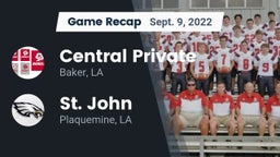 Recap: Central Private  vs. St. John  2022