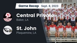 Recap: Central Private  vs. St. John  2023