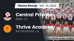 Recap: Central Private  vs. Thrive Academy 2023