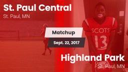Matchup: St. Paul Central vs. Highland Park  2017