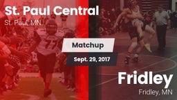 Matchup: St. Paul Central vs. Fridley  2017