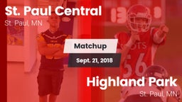 Matchup: St. Paul Central vs. Highland Park  2018