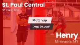 Matchup: St. Paul Central vs. Henry  2019