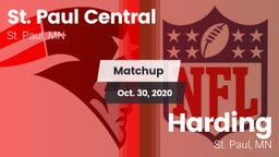 Matchup: St. Paul Central vs. Harding  2020