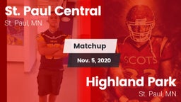 Matchup: St. Paul Central vs. Highland Park  2020