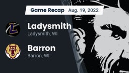 Recap: Ladysmith  vs. Barron  2022