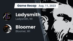 Recap: Ladysmith  vs. Bloomer  2023