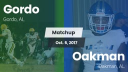 Matchup: Gordo vs. Oakman  2017