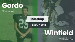 Matchup: Gordo vs. Winfield  2018