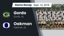 Recap: Gordo  vs. Oakman  2018