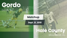 Matchup: Gordo vs. Hale County  2018
