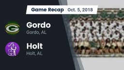 Recap: Gordo  vs. Holt  2018