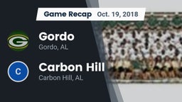 Recap: Gordo  vs. Carbon Hill  2018
