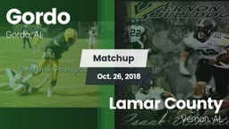 Matchup: Gordo vs. Lamar County  2018